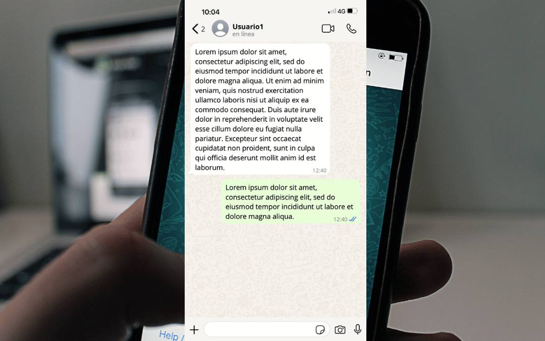 ¿Un pantallazo de conversación de WhatsApp sirve como prueba en juicio?